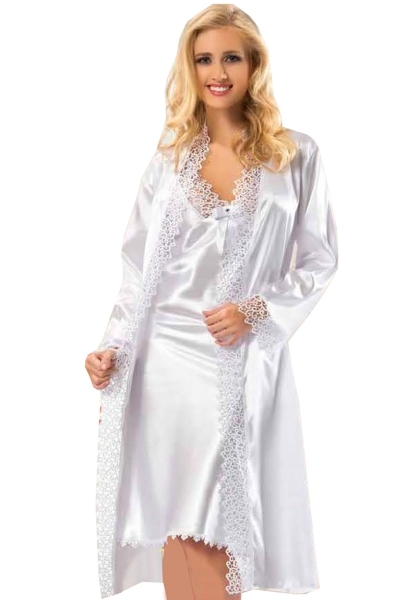 Sistina 1520 Çeyizlik Saten Beyaz 6 'lı Set
