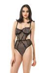 Sistina 623 Fantazi Siyah Bodysuit