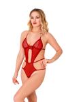 Sistina 932 Kırmızı Fantazi Bodysuit